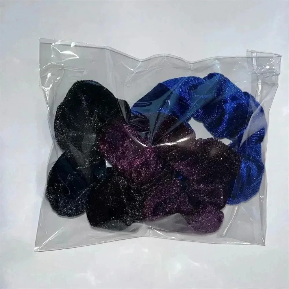 B1G1 Velvet Scrunchies Hair Bands Elastic Ties Set of 3